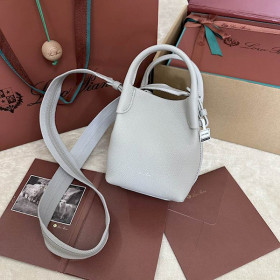 Loro Piana Women's Bale M/i Bucket Bag / Dusty Stone