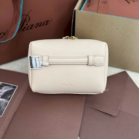 Loro Piana Women's Extra Toiletry Small Bag / Stone