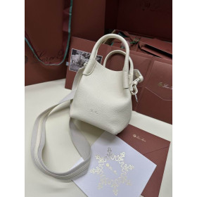 Loro Piana Women's Bale M/i Bucket Bag / Off-White