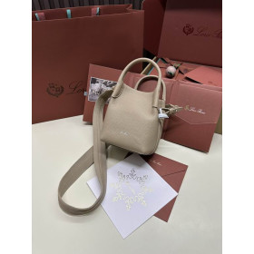 Loro Piana Women's Bale M/i Bucket Bag / Light Beige