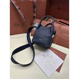 Loro Piana Women's Bale M/i Bucket Bag / Dark Blue