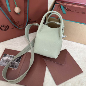 Loro Piana Women's Bale M/i Bucket Bag / Light M/t Green