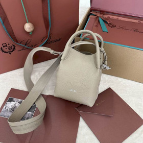 Loro Piana Women's Bale M/i Bucket Bag / Light Khaki