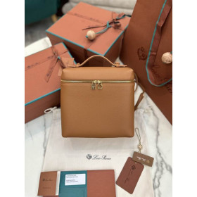 Loro Piana Women's Extra Pocket Backpack / Tan/Rolled Gold