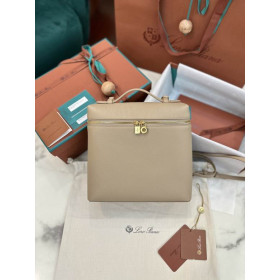 Loro Piana Women's Extra Pocket Backpack / Beige Camel/Rolled Gold