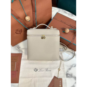 Loro Piana Women's Extra Pocket Backpack / Light Travert/e/Rolled Gold