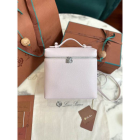 Loro Piana Women's Extra Pocket Backpack / Creamy P/k/Rolled Silver