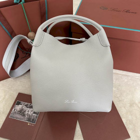 Loro Piana Women's Bale Bucket Bag / Dusty Stone