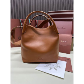 Loro Piana Women's Bale Bucket Bag / Caramel