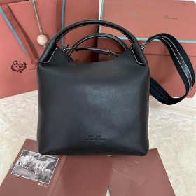 Loro Piana Women's Bale Bucket Bag / Black