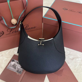 Loro Piana Women's Bobb/ Shoulder Bag / Black