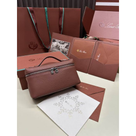 Loro Piana Women's Extra Small Pocket Bag / Light Caramel/Rolled Silver