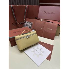 Loro Piana Women's Extra Small Pocket Bag / Earthy Yellow/Rolled Silver