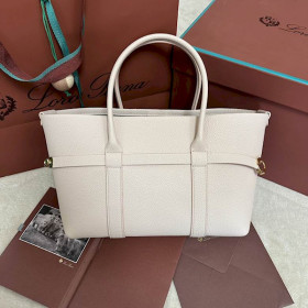 Loro Piana Women's Ghiera Small Shopper Bag / Creamy Honey