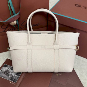 Loro Piana Women's Ghiera Small Shopper Bag / Creamy Honey