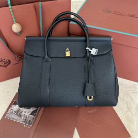 Loro Piana Women's Loom Bag / Navy Blue