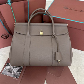 Loro Piana Women's Loom Bag / Rock Gray