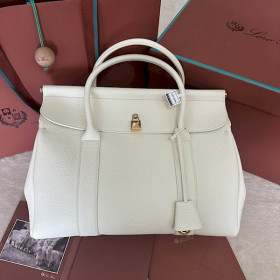 Loro Piana Women's Loom Bag / Whisper White