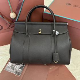 Loro Piana Women's Loom Bag / Charcoal Gray
