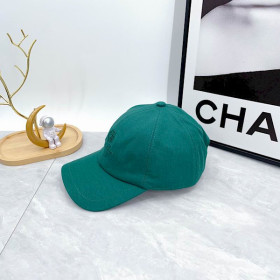 Loro Piana Baseball Cap with Elasticated back Cashmere Storm System in green