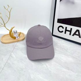 Loro Piana Baseball Cap with Elasticated back Cashmere Storm System in purple