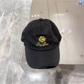 Loro Piana Baseball Cap with Elasticated back Microfibre Storm System in black and yellow