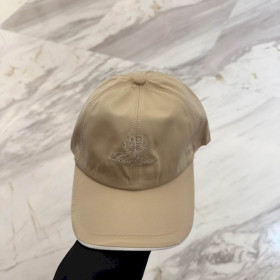 Loro Piana Baseball Cap with Elasticated back Microfibre Storm System in dark beige