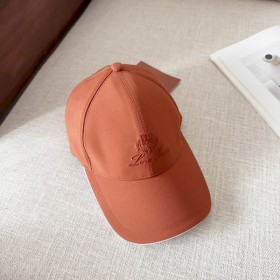 Loro Piana Baseball Cap with Elasticated back Microfibre Storm System in orange online