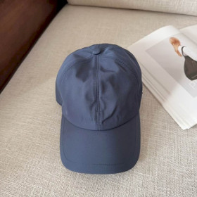 Loro Piana Baseball Cap with Elasticated back Storm System in dusty blue