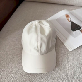 Loro Piana Baseball Cap with Elasticated back Storm System in white