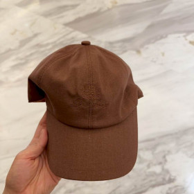 Loro Piana Baseball Cap with Elasticated back Cashmere Storm System in brown
