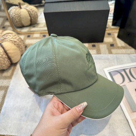 Loro Piana Baseball Cap with Microfiber Storm System in green