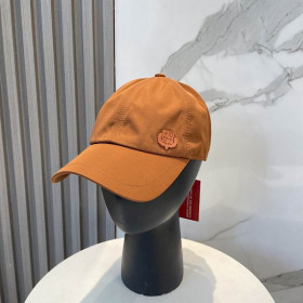 Loro Piana Baseball Cap with logo in brown