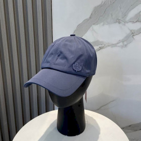 Loro Piana Baseball Cap with logo in dusty blue