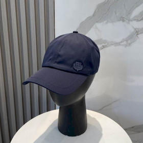 Loro Piana Baseball Cap with logo in navy blue