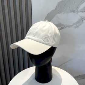 Loro Piana Baseball Cap with logo in white