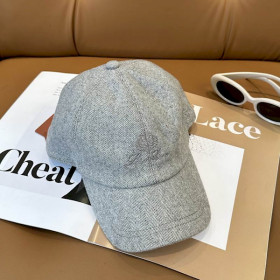 Loro Piana Linen Baseball Cap in grey
