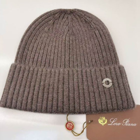 Loro Piana Men's / Women's Berretto Rougemont Beanie in brown