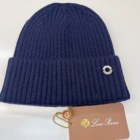 Loro Piana Men's / Women's Berretto Rougemont Beanie in navy blue