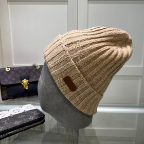 Loro Piana Men's / Women's Cashmere Beanie in dark beige