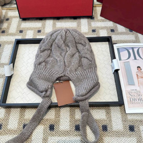 Loro Piana Men's / Women's Cuffed Wool Beanie in gray