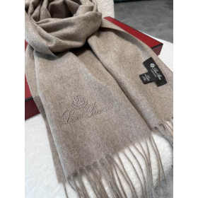 Loro Piana Men's / Women's Grande Unita Cashmere Scarf in beige