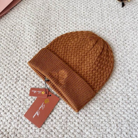 Loro Piana Men's / Women's Jungfrau Baby Cashmere Beanie in brown