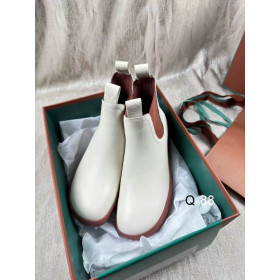 Loro Piana Women's Short Boots / White