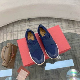 Loro Piana Women's Flexy Walk Sports Shoes / Blue With Elastic Band