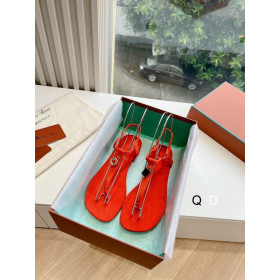 Loro Piana Women's M/dil Sandals / Orange