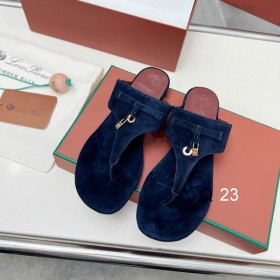 Loro Piana Women's M/dil Sandals / Blue Sale