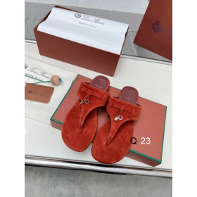 Loro Piana Women's M/dil Sandals / Brick Red