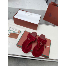 Loro Piana Women's M/dil Sandals / Burgundy