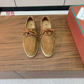 Loro Piana Men/Women's Sea-Sail Walk Moccas/ Flat Shoes / Brown